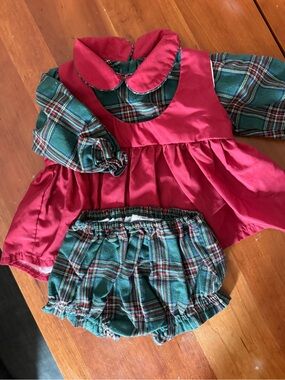 Busy Bee Smocks girls Christmas set
